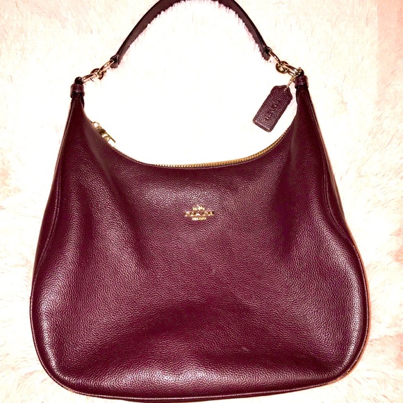 Coach Handbags - (EUC) Coach Cary Shoulder Bag/Wine Colored Leather